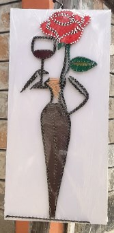 The Lady with the Wine Rose